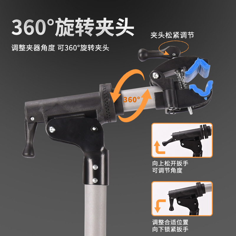 Mountain Biking Shop - 98-156CM Adjustable Bicycle Repair Rack Foldable