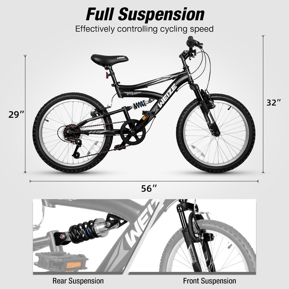 Youth Dual Suspension Mountain - đánh giá và giá Mountain Biking Youth
