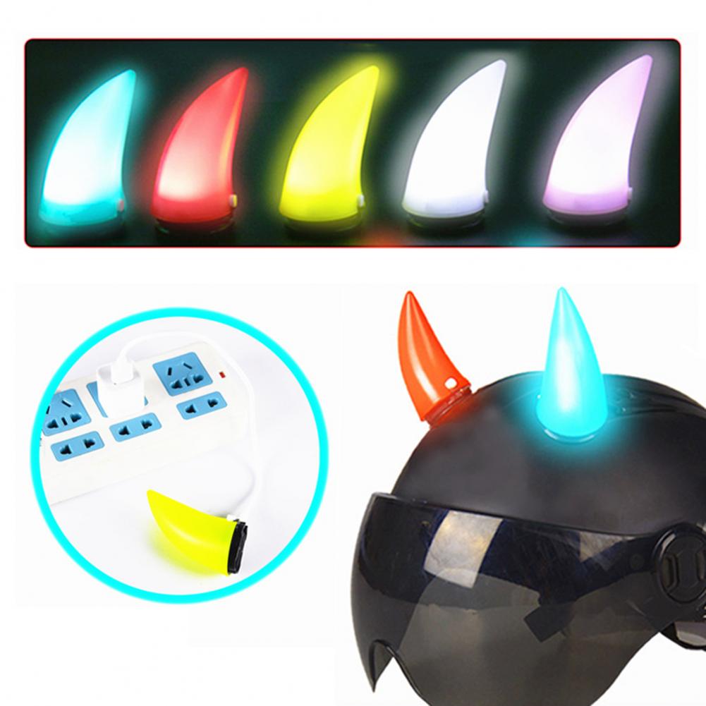 Motorcycle Helmet Devil Horns  - đánh giá và giá Mountain Biking Equipment