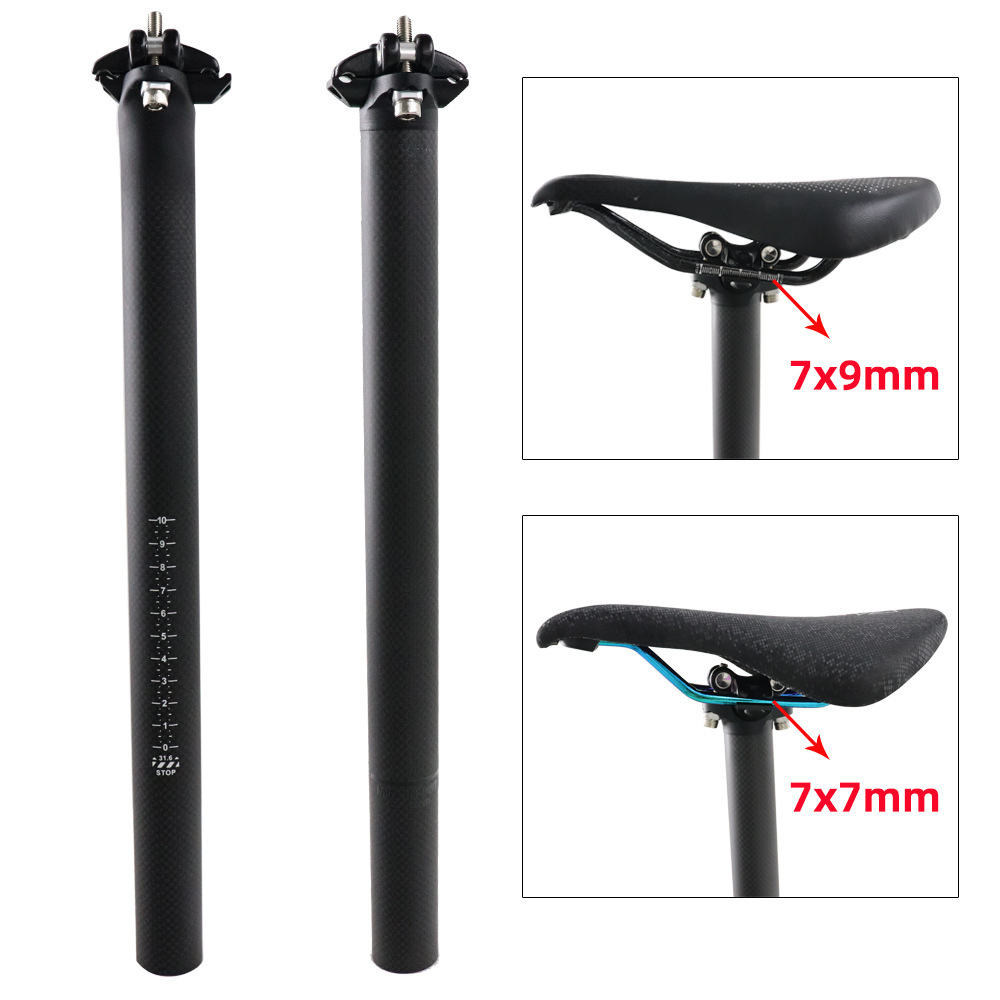 Carbon Fiber Bicycle Seatpost  - đánh giá và giá Mtb Saddle Lightweight